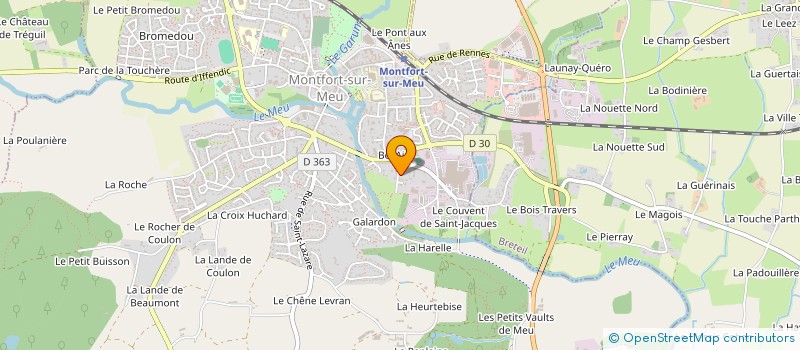 localisation de l'entreprise SCI GUIARD  MONTFORT-SUR-MEU