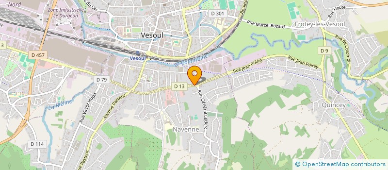 localisation de l'entreprise SCI GUIARD à VESOUL