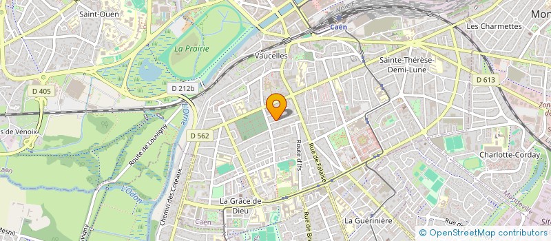 localisation de l'entreprise SCI GUIARD MENARD à CAEN