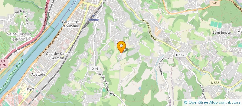 localisation de l'entreprise SCI GUIART  VIENNE