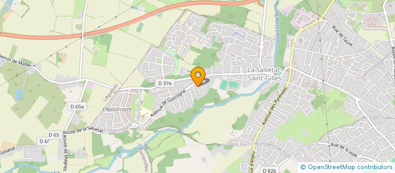 localisation de l'entreprise SCI GUIAULU  LA SALVETAT-SAINT-GILLES