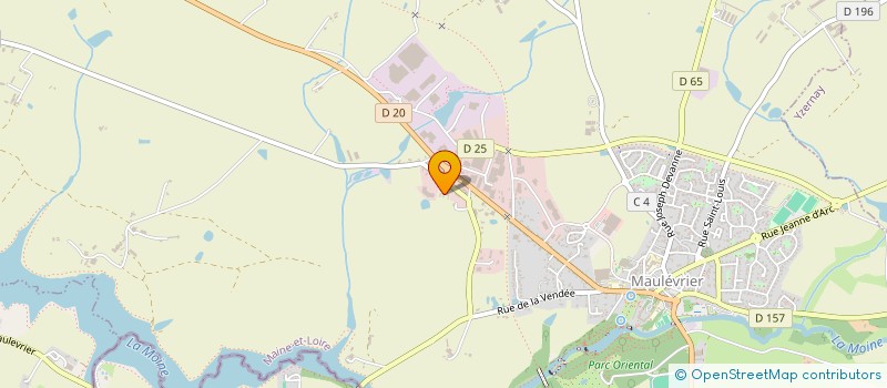 localisation de l'entreprise SCI GUIBA  MAULEVRIER