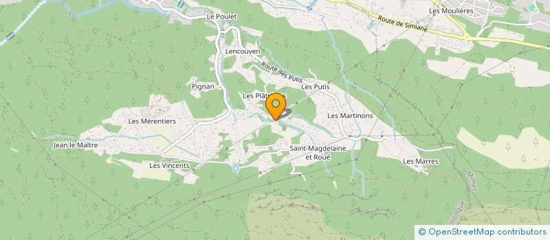 localisation de l'entreprise SCI GUIBELAIR  SIMIANE-COLLONGUE