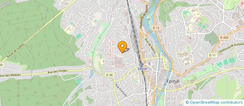 localisation de l'entreprise SCI GUIBLAC à EPINAL
