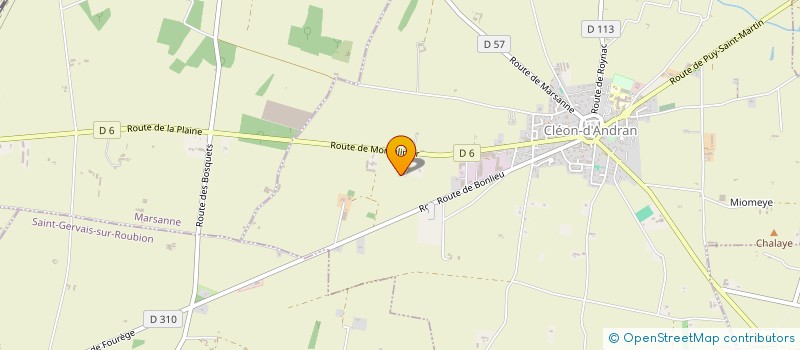 localisation de l'entreprise SCI GUIBOSSE  PUY-SAINT-MARTIN