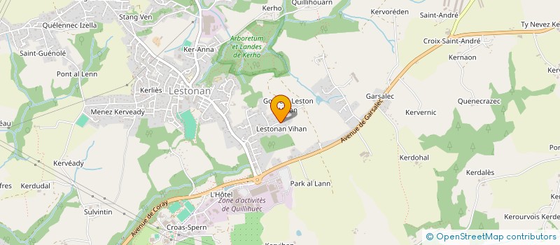 localisation de l'entreprise SCI GUIBOUR  ERGUE GABERIC