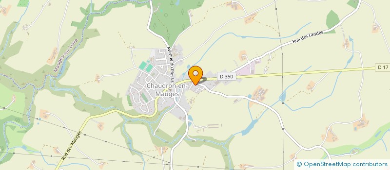 localisation de l'entreprise SCI GUIBOURNE RAIMBAULT  MAUGES-SUR-LOIRE