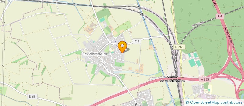 localisation de l'entreprise SCI GUICALIETTE  ECKWERSHEIM