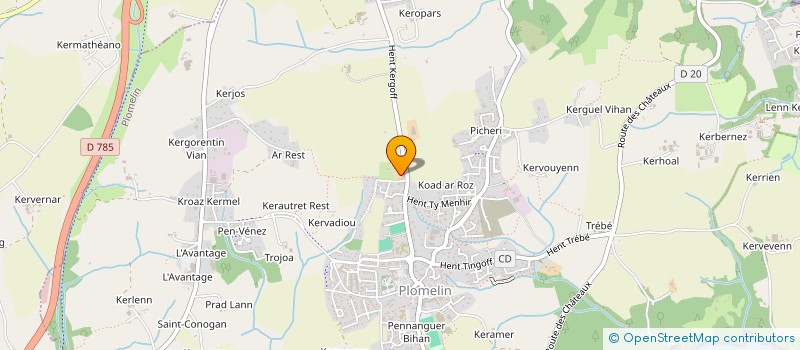 localisation de l'entreprise SCI GUICHAOUA  PLOMELIN