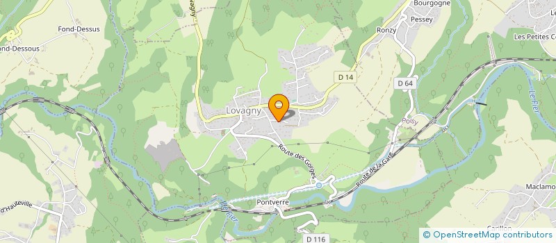 localisation de l'entreprise SCI GUICHARD  EPAGNY METZ-TESSY