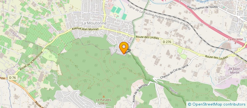 localisation de l'entreprise SCI GUICHARD  LA CRAU