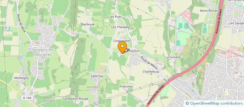 localisation de l'entreprise SCI GUICHARD-DELOYE  HURIGNY