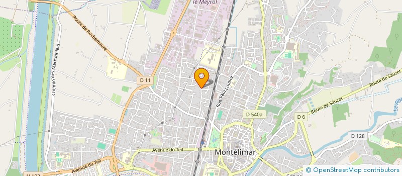localisation de l'entreprise SCI GUICHAREYRON à MONTELIMAR