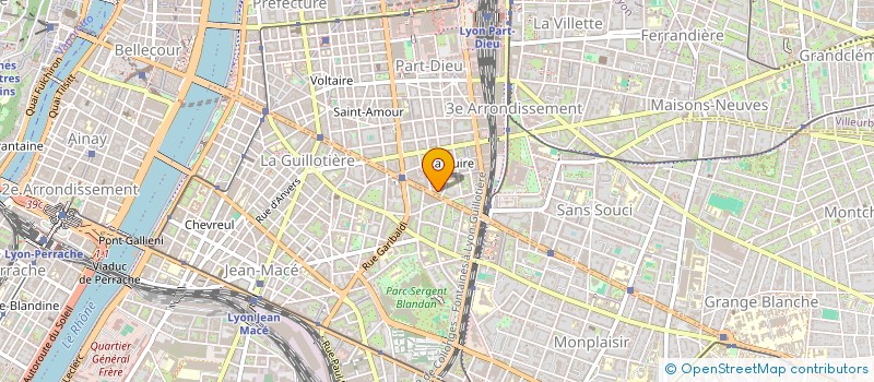 localisation de l'entreprise SCI GUICHON PERE & FILS  LYON