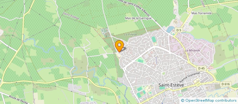 localisation de l'entreprise SCI GUICHOT  SAINT-ESTEVE