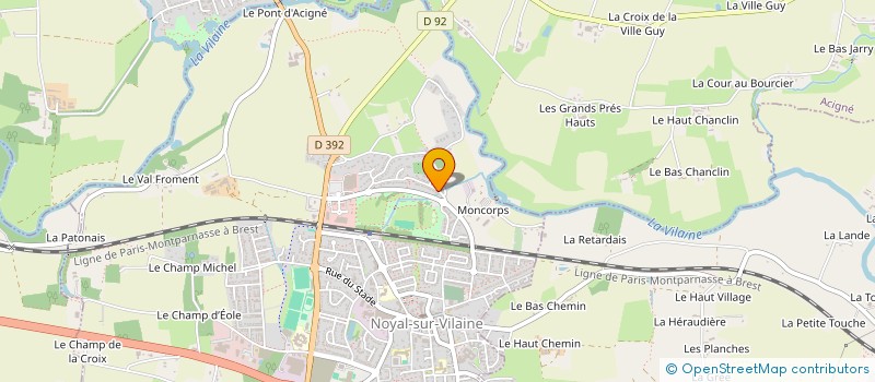 localisation de l'entreprise SCI GUICO  SAINT-GREGOIRE