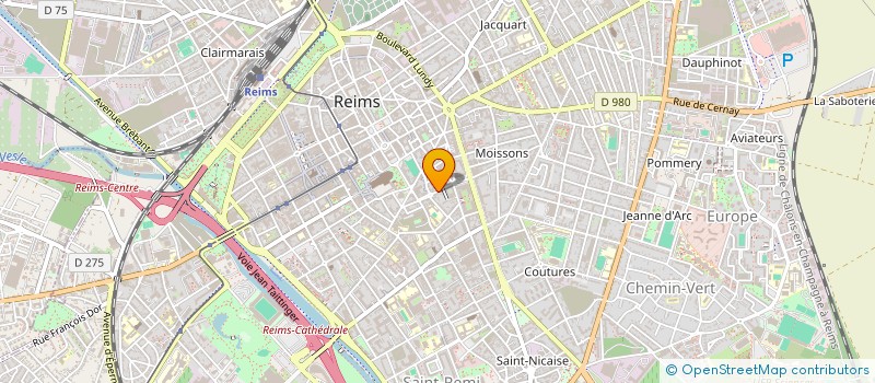 localisation de l'entreprise SCI GUIDA  REIMS