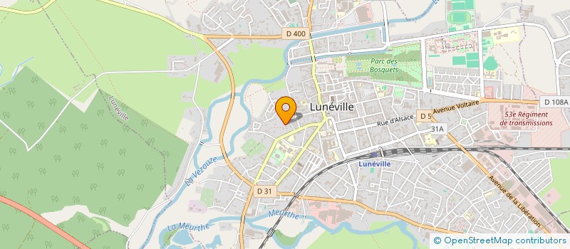 localisation de l'entreprise SCI GUIDANT  LUNEVILLE