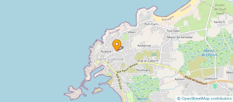 localisation de l'entreprise SCI GUIDARD-GENCOURT  PENMARCH