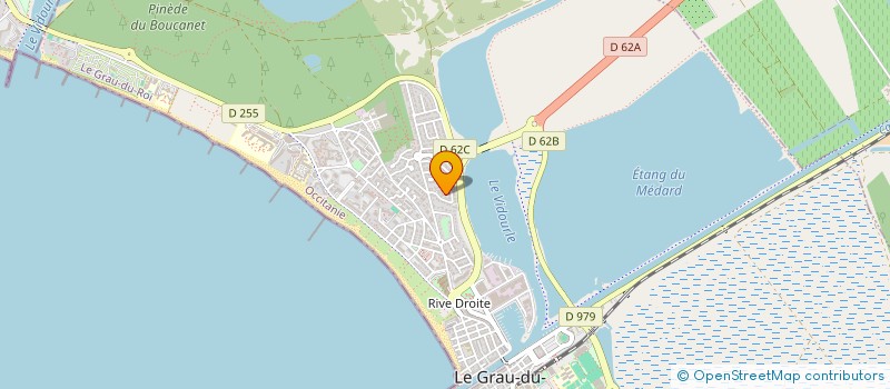 localisation de l'entreprise SCI GUIDAU  LE GRAU-DU-ROI