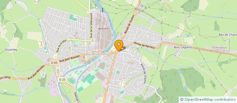 localisation de l'entreprise SCI GUIDE DE LA MOTTE  GUEUGNON