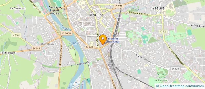 localisation de l'entreprise SCI GUIDEL à MOULINS
