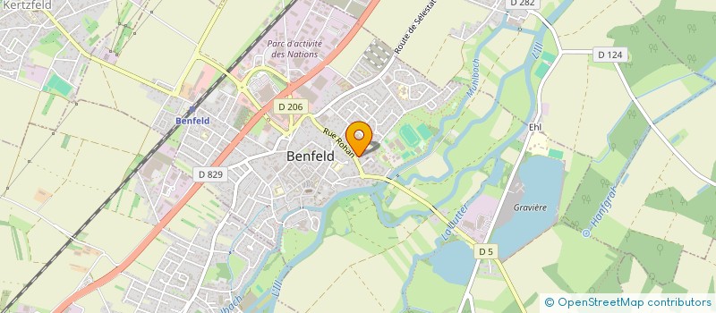 localisation de l'entreprise SCI GUIDETTI  BENFELD