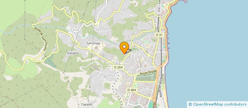 localisation de l'entreprise SCI GUIDINI à BASTIA
