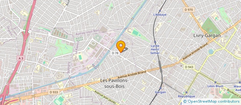 localisation de l'entreprise SCI GUIDO  LES PAVILLONS-SOUS-BOIS