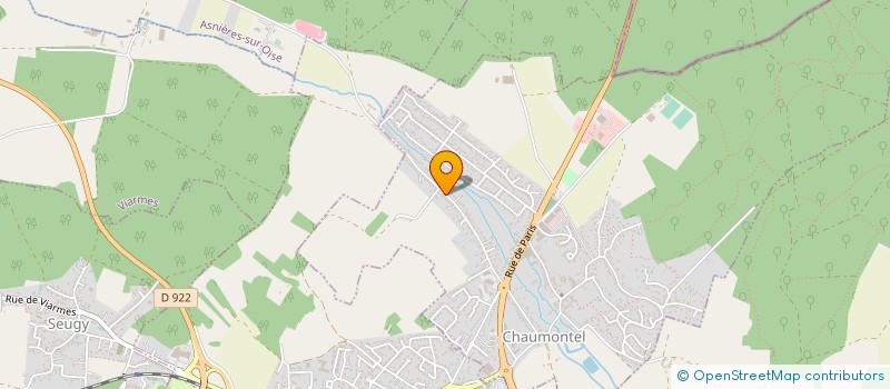 localisation de l'entreprise SCI GUIEAU POUYET IMMOBILIER  ASNIERES-SUR-OISE