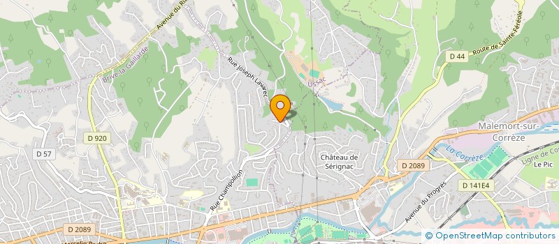 localisation de l'entreprise SCI GUIERLE IMMOBILIER  BRIVE-LA-GAILLARDE