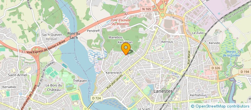 localisation de l'entreprise SCI GUIEYSSE GALABERT  LANESTER