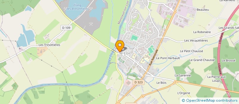 localisation de l'entreprise SCI GUIFAJ  LOIRE-AUTHION