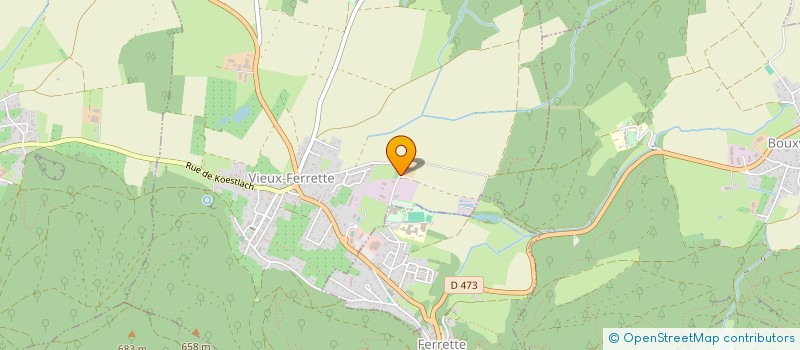 localisation de l'entreprise SCI GUIFRAN  VIEUX-FERRETTE