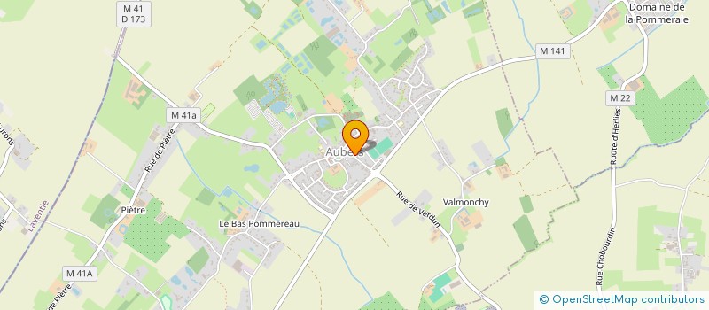 localisation de l'entreprise SCI GUIGIMAX à AUBERS
