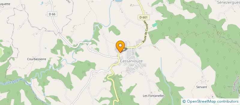 localisation de l'entreprise SCI GUIGNARD à CASSANIOUZE