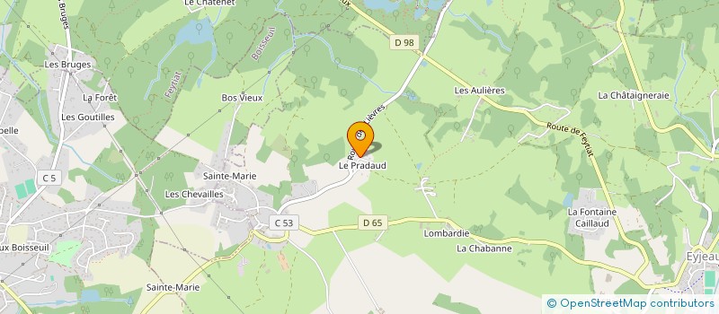localisation de l'entreprise SCI GUIGNARD DUTEIL à EYJEAUX