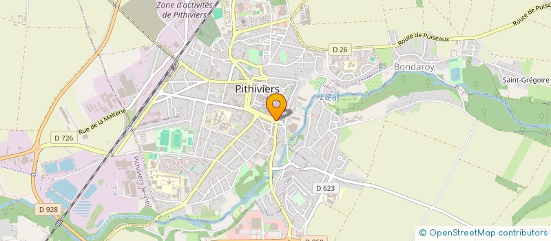 localisation de l'entreprise SCI GUIGNESOLEIL à PITHIVIERS