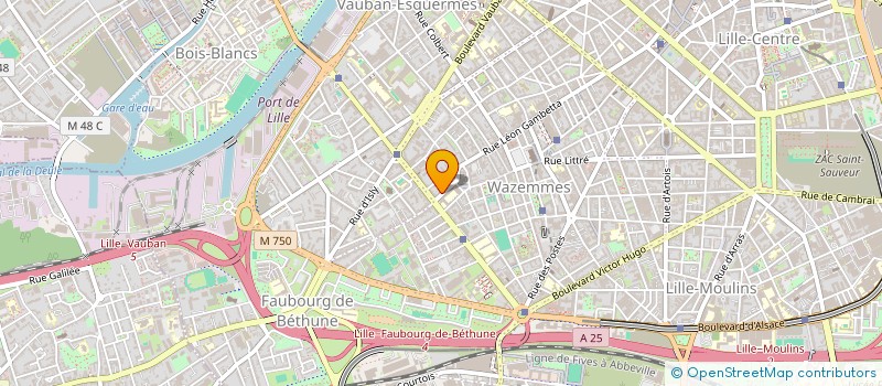 localisation de l'entreprise SCI GUIGNET-BALLOT à LILLE