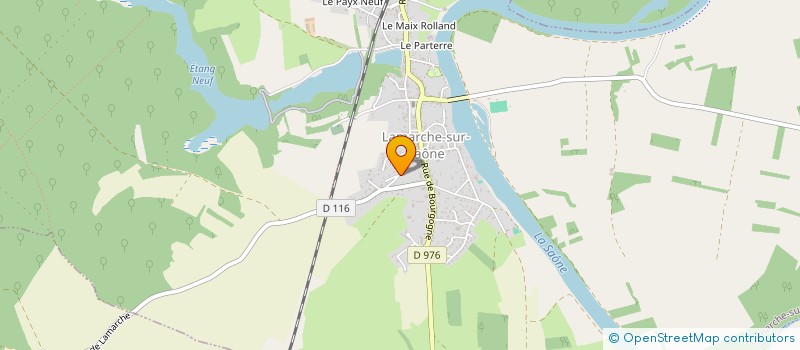 localisation de l'entreprise SCI GUIGNOT  LAMARCHE-SUR-SAONE