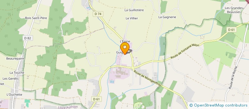 localisation de l'entreprise SCI GUIGOITRUE  CORNILLE-LES-CAVES