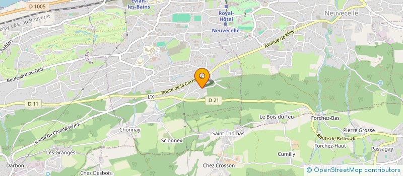 localisation de l'entreprise SCI GUIGUI  EVIAN-LES-BAINS