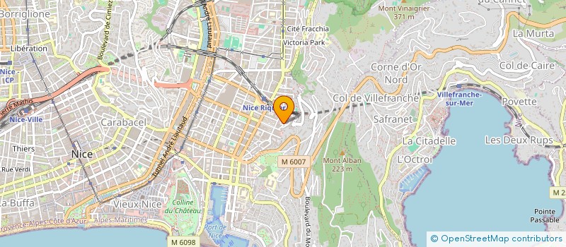 localisation de l'entreprise SCI GUIJEAN à NICE
