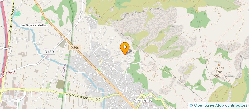 localisation de l'entreprise SCI GUIL 13  GEMENOS