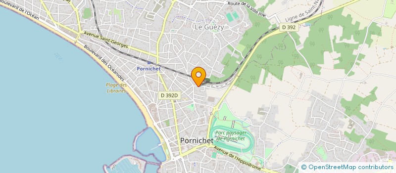 localisation de l'entreprise SCI GUILBAUT à PORNICHET