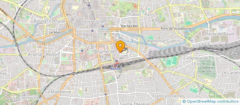 localisation de l'entreprise SCI GUILBEN à RENNES