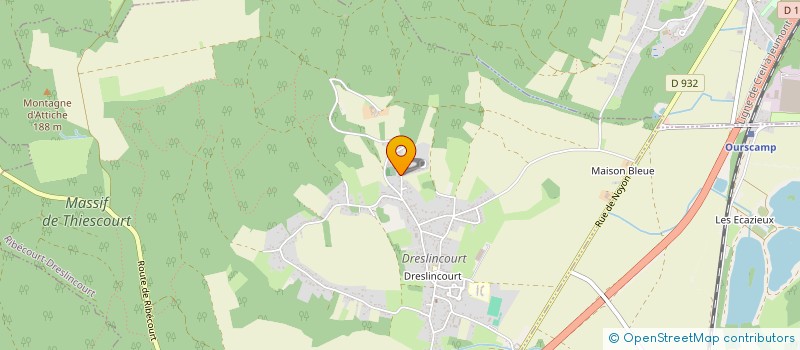 localisation de l'entreprise SCI GUILBERT  RIBECOURT-DRESLINCOURT