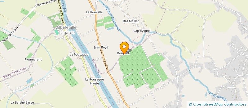 localisation de l'entreprise SCI GUILBERT FRERES  MONTAUBAN