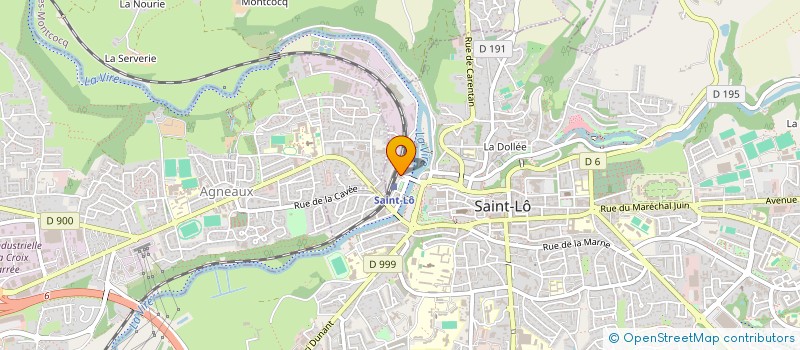 localisation de l'entreprise SCI GUILBERVILLE DEVELOPPEMENT INVESTISSEMENTS  SAINT-LO