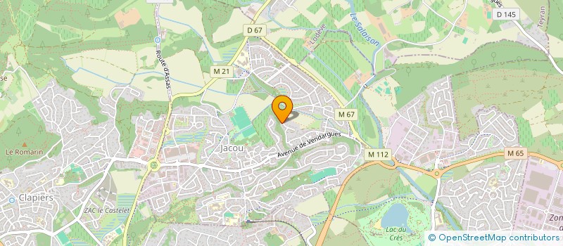 localisation de l'entreprise SCI GUILBIMMO  JACOU